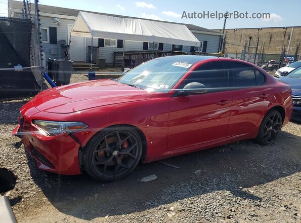 ZARFAMBN1K7622839 2019 ALFA ROMEO GIULIA Red Tył lewy