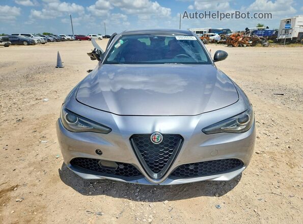 ZARFAMBN3L7626697 2020 ALFA ROMEO GIULIA Gray Front view
