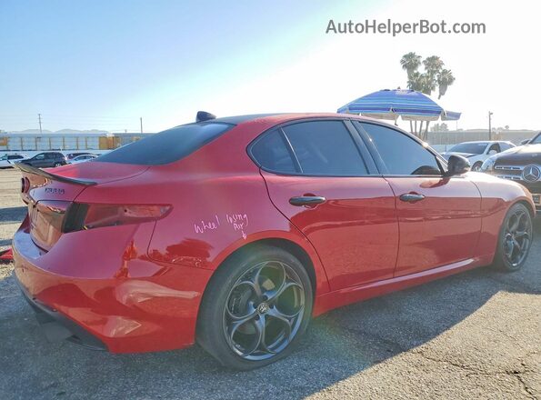 ZARFAMBN4K7605419 2019 ALFA ROMEO GIULIA Red Tył prawy