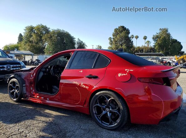 ZARFAMBN4K7605419 2019 ALFA ROMEO GIULIA Red Tył lewy