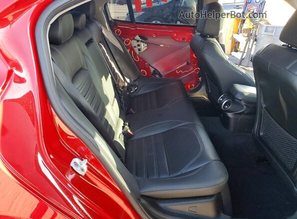 ZARFAMBN4K7605419 2019 ALFA ROMEO GIULIA Red Widok tylnych siedzeń