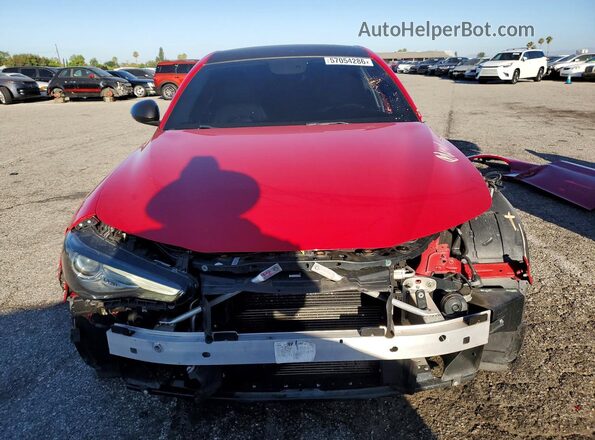 ZARFAMBN4K7605419 2019 ALFA ROMEO GIULIA Red Widok z przodu