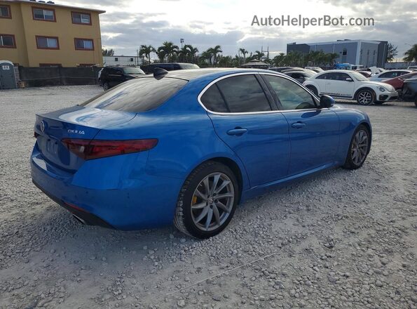 ZARFAMBN7M7649272 2021 ALFA ROMEO GIULIA Blue Rear right