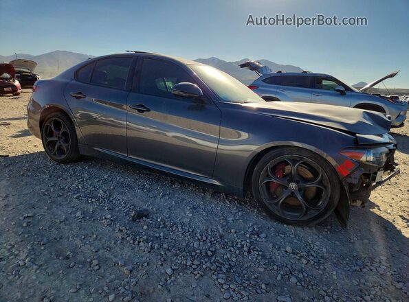 ZARFAMBN8K7612888 2019 ALFA ROMEO GIULIA Charcoal Передня права чверть