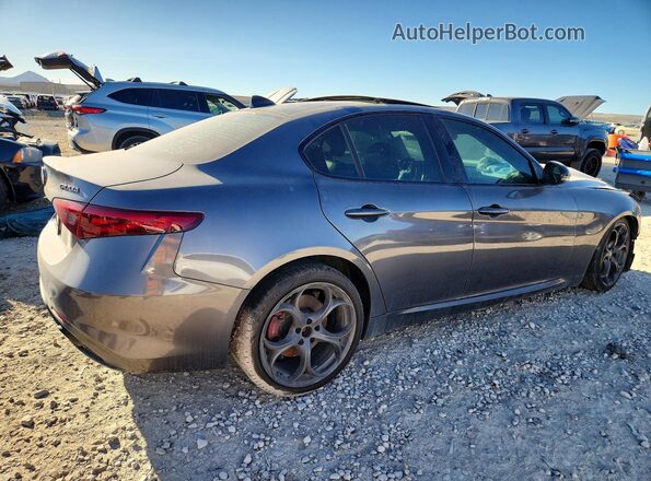 ZARFAMBN8K7612888 2019 ALFA ROMEO GIULIA Charcoal Задня права чверть