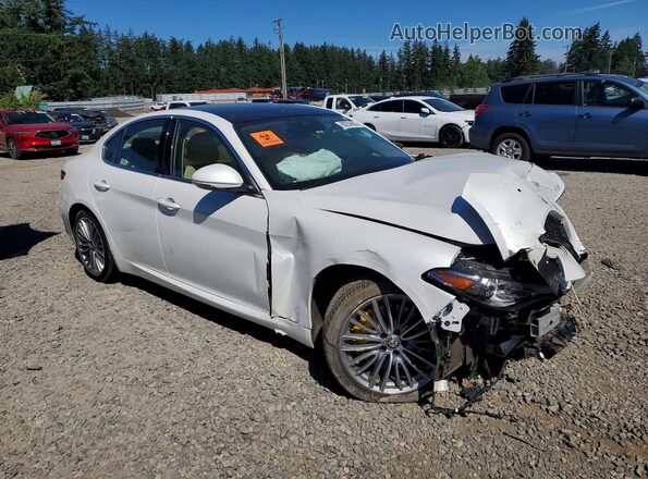 ZARFAMBN8M7648051 2021 ALFA ROMEO GIULIA White Передня права чверть