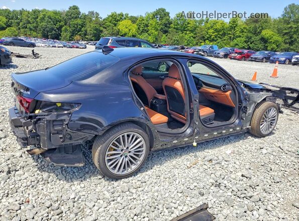 ZARFAMBNXK7612049 2019 ALFA ROMEO GIULIA Black Rear right
