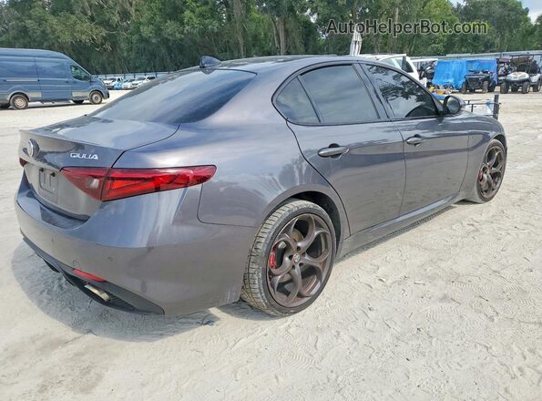 ZARFANBN1K7604444 2019 ALFA ROMEO GIULIA Gray Задня права чверть