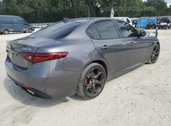 ZARFANBN1K7604444 2019 ALFA ROMEO GIULIA Gray 