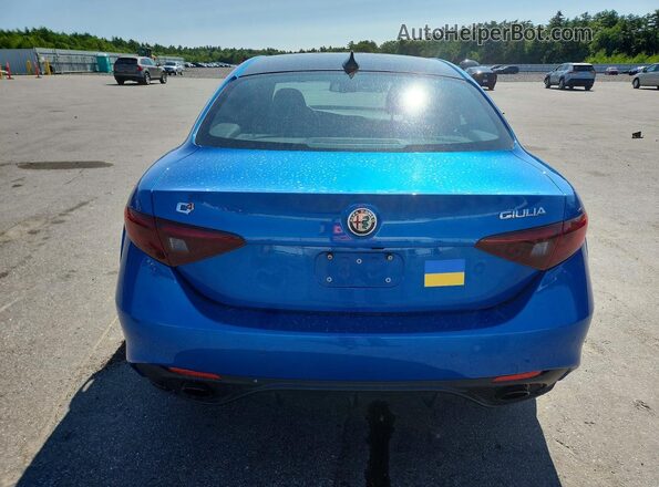 ZARFANBN3N7665573 2022 ALFA ROMEO GIULIA Blue Вид ззаду
