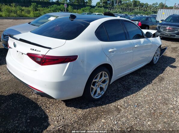 ZARFANBN4L7638900 2020 ALFA ROMEO GIULIA Белый Задняя правая четверть