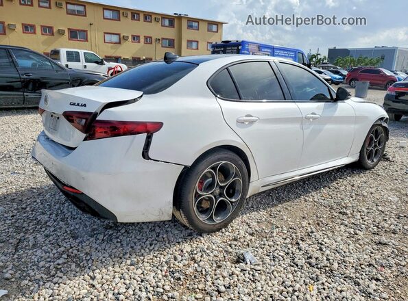 ZARFANBN9M7640918 2021 ALFA ROMEO GIULIA White Trasero derecho
