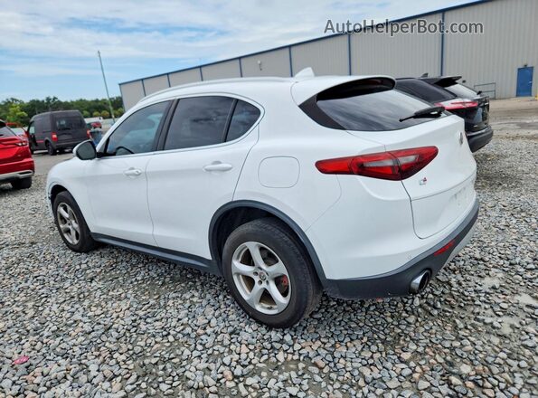 ZASFAKAN1J7B81381 2018 ALFA ROMEO STELVIO White Trasero izquierdo