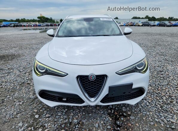 ZASFAKAN1J7B81381 2018 ALFA ROMEO STELVIO White Vista frontal
