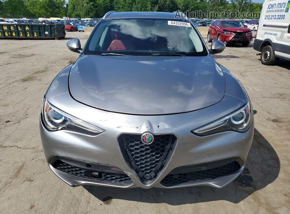 ZASFAKAN1J7B83521 2018 ALFA ROMEO STELVIO Серый Вид спереди