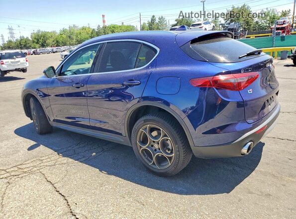 ZASFAKAN2J7B79462 2018 ALFA ROMEO STELVIO Blue Tył lewy
