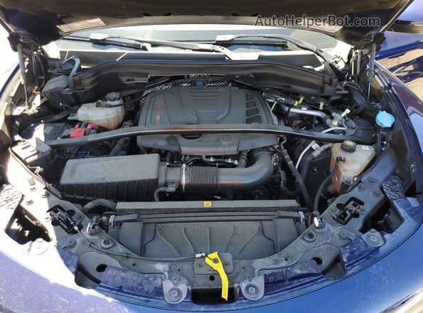 ZASFAKAN2J7B79462 2018 ALFA ROMEO STELVIO Blue Widok komory silnika