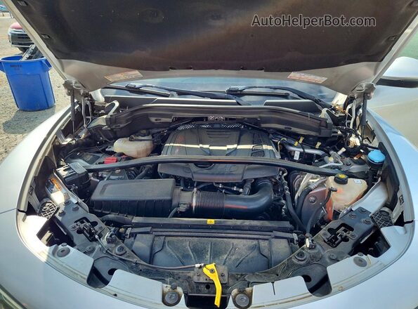 ZASFAKAN2J7B81387 2018 ALFA ROMEO STELVIO Silver ძრავის განყოფილების ხედი