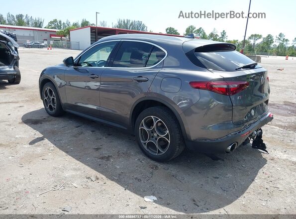 ZASFAKAN3J7B60256 2018 ALFA ROMEO STELVIO Gray Задня ліва чверть