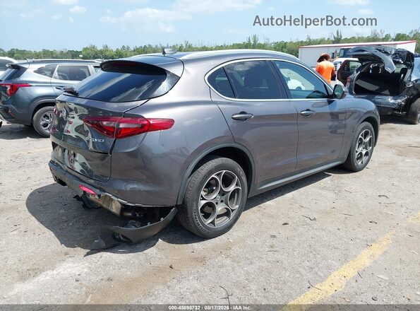 ZASFAKAN3J7B60256 2018 ALFA ROMEO STELVIO Gray Задня права чверть