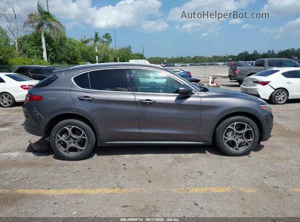 ZASFAKAN3J7B60256 2018 ALFA ROMEO STELVIO Gray Панорамний вид салону 360°
