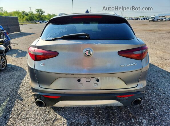 ZASFAKBNXJ7B71902 2018 ALFA ROMEO STELVIO Silver Vista trasera