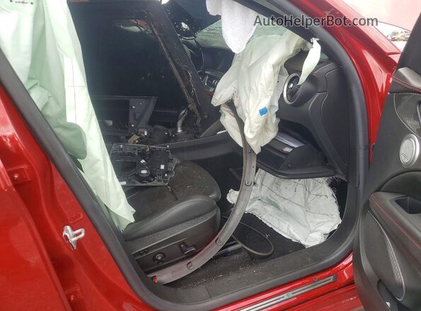 ZASFAKEV2J7C18478 2018 ALFA ROMEO STELVIO Красный Вид панели приборов