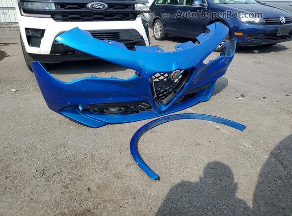 ZASFAKEVXJ7C21502 2018 ALFA ROMEO STELVIO Blue VIN sticker view