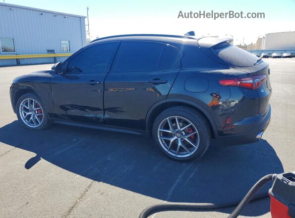 ZASFAKNN2J7B73316 2018 ALFA ROMEO STELVIO Black Trasero izquierdo
