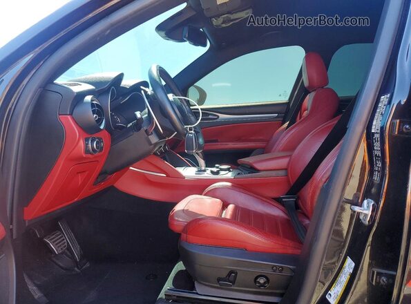 ZASFAKNN2J7B73316 2018 ALFA ROMEO STELVIO Black Vista interior delantera