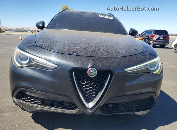 ZASFAKNN2J7B73316 2018 ALFA ROMEO STELVIO Black Vista frontal