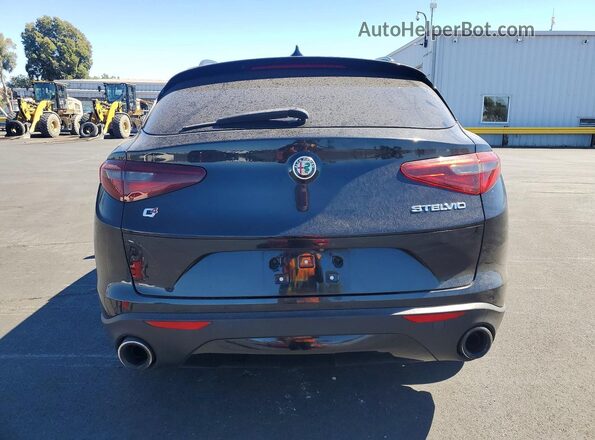 ZASFAKNN2J7B73316 2018 ALFA ROMEO STELVIO Black Vista trasera
