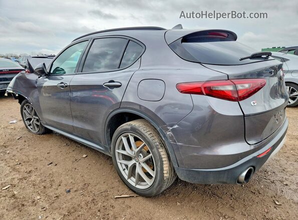 ZASFAKNN3J7B68965 2018 ALFA ROMEO STELVIO Gray Հետևի ձախ