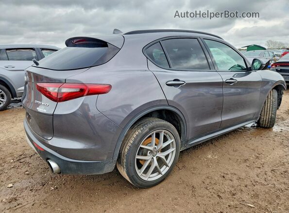 ZASFAKNN3J7B68965 2018 ALFA ROMEO STELVIO Gray Հետևի աջ