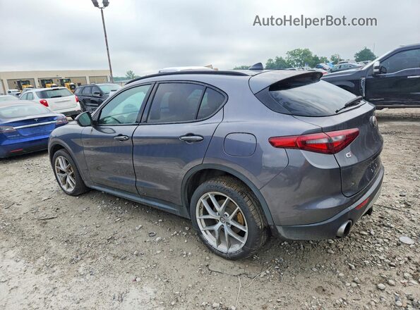 ZASFAKNN3J7B91646 2018 ALFA ROMEO STELVIO Gray Հետևի ձախ