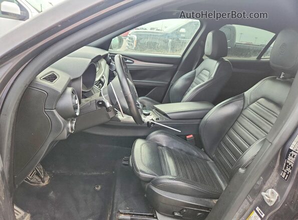 ZASFAKNN3J7B91646 2018 ALFA ROMEO STELVIO Gray Սալոնի դիմացի տեսք