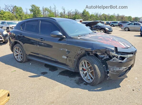 ZASFAKNN5J7B73309 2018 ALFA ROMEO STELVIO Black წინა მარჯვენა