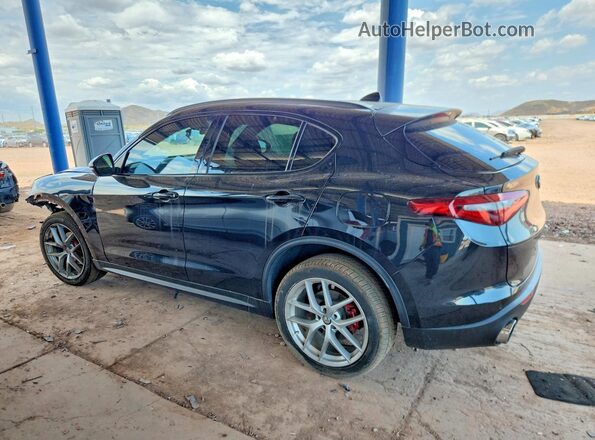 ZASFAKNN5J7C00380 2018 ALFA ROMEO STELVIO Черный Задняя левая четверть