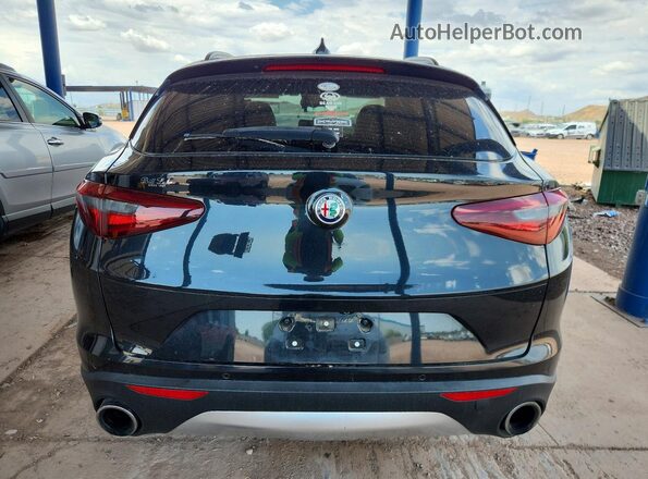 ZASFAKNN5J7C00380 2018 ALFA ROMEO STELVIO Черный Вид сзади