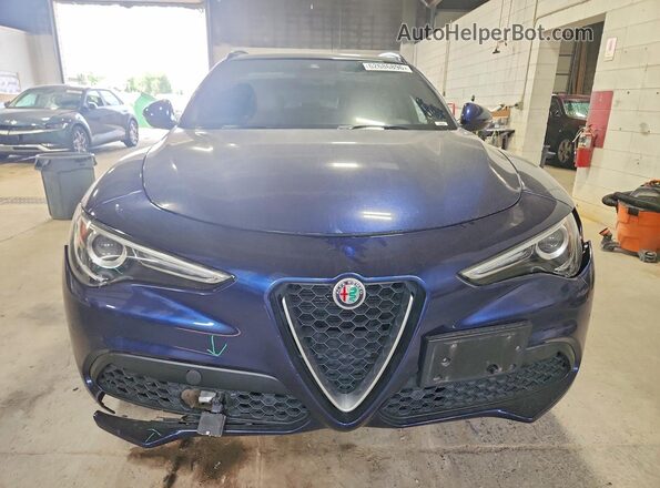 ZASFAKNN7J7B88474 2018 ALFA ROMEO STELVIO Blue Դիմացի տեսք