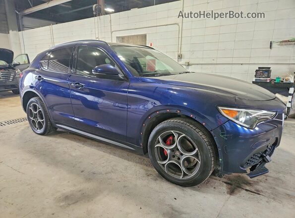 ZASFAKNN7J7B88474 2018 ALFA ROMEO STELVIO Blue Առջևի աջ