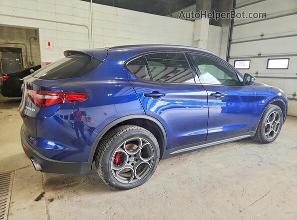 ZASFAKNN7J7B88474 2018 ALFA ROMEO STELVIO Blue Հետևի աջ