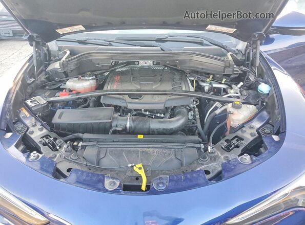 ZASFAKPN0J7B69357 2018 ALFA ROMEO STELVIO Blue Вид підкапотного простору