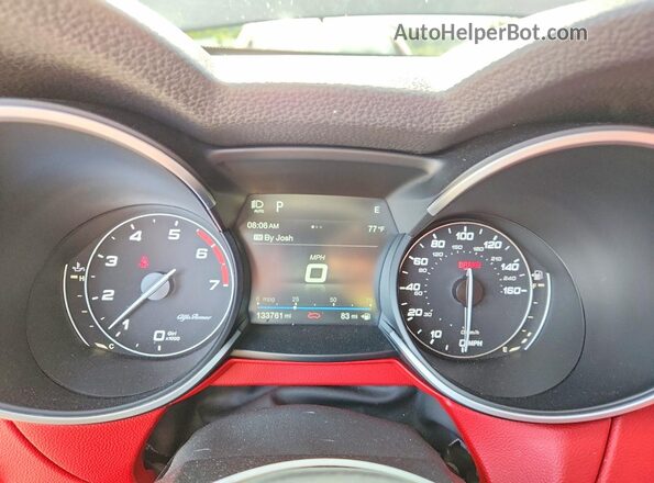 ZASFAKPN4J7B86162 2018 ALFA ROMEO STELVIO Угольный Вид щитка приборов