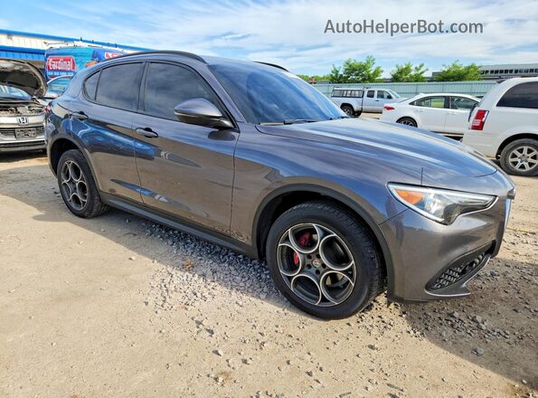 ZASFAKPN4J7B86162 2018 ALFA ROMEO STELVIO Угольный Передняя правая четверть