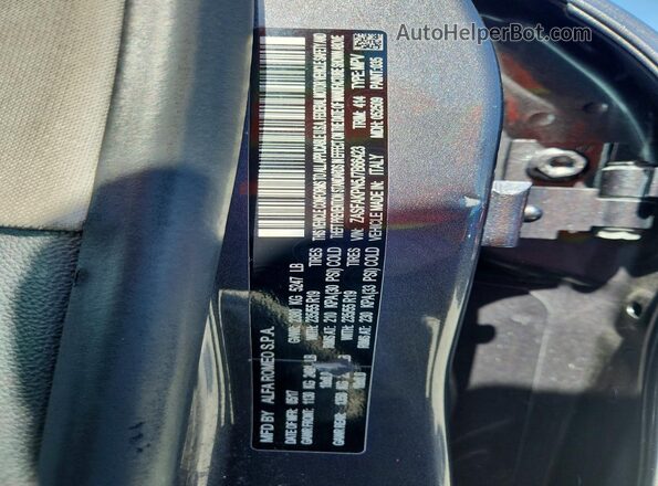 ZASFAKPN5J7B66423 2018 ALFA ROMEO STELVIO Серый Вид подкапотного пространства