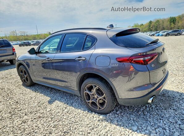 ZASFAKPN5J7B66423 2018 ALFA ROMEO STELVIO Серый Задняя левая четверть