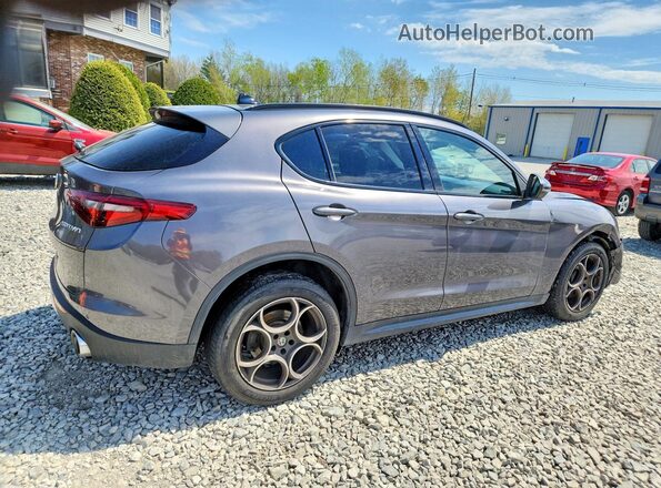 ZASFAKPN5J7B66423 2018 ALFA ROMEO STELVIO Серый Задняя правая четверть