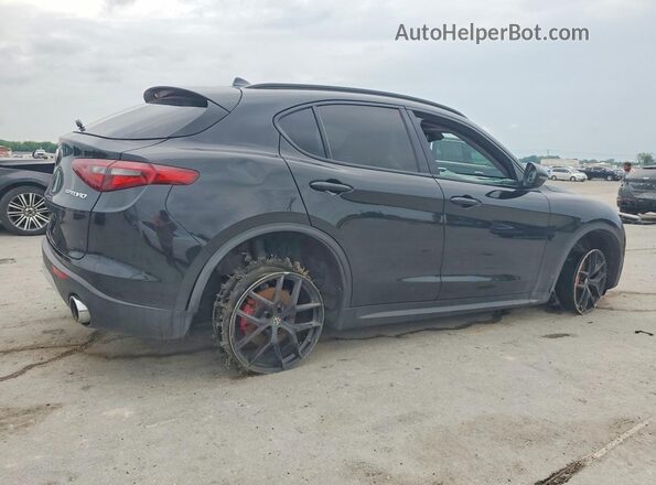 ZASFAKPN6J7B81870 2018 ALFA ROMEO STELVIO Черный Задняя правая четверть