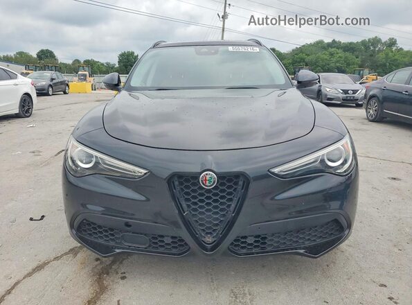 ZASFAKPN6J7B81870 2018 ALFA ROMEO STELVIO Черный Вид спереди